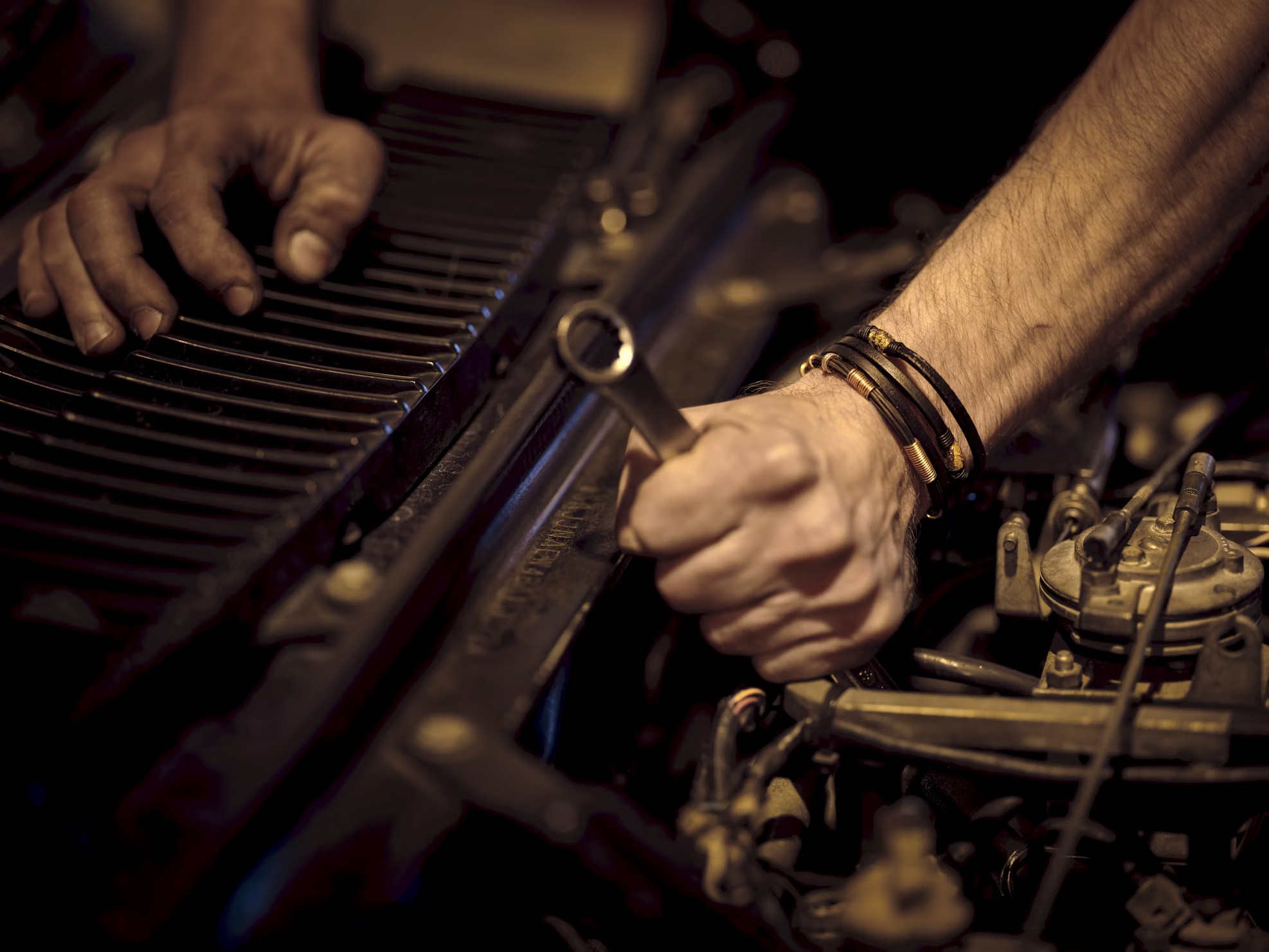 Professional car inspection garage